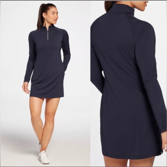 Lady Hagen Dresses & Skirts - Lady Hagen Navy Long Sleeve Dress
